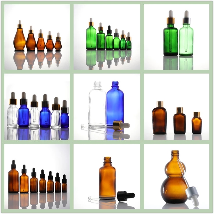 10ml / 30ml Cosmetic Dropper Bottle Amber Glass Essential Oil Bottle Dropper 30 ml Glass Dropper Bottle