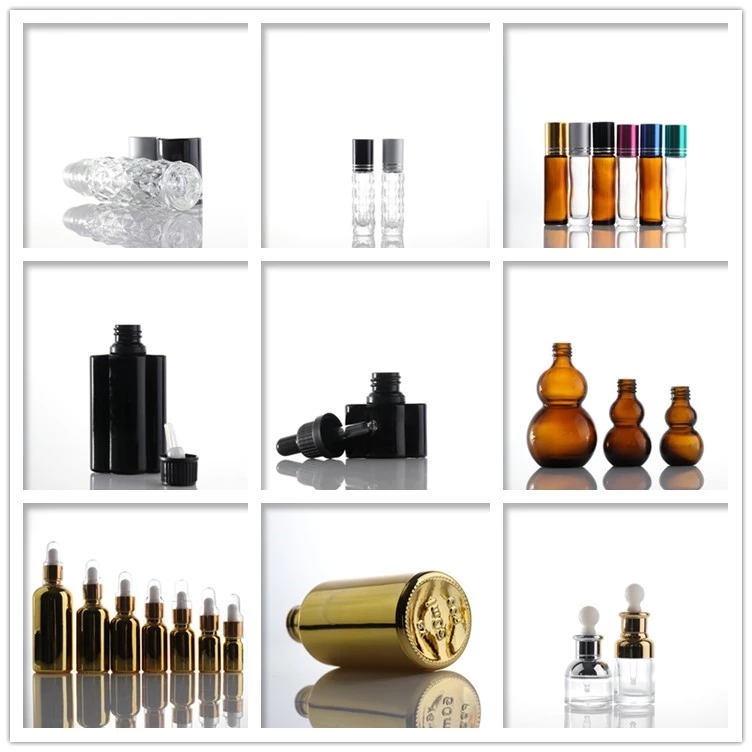 10ml / 30ml Cosmetic Dropper Bottle Amber Glass Essential Oil Bottle Dropper 30 ml Glass Dropper Bottle