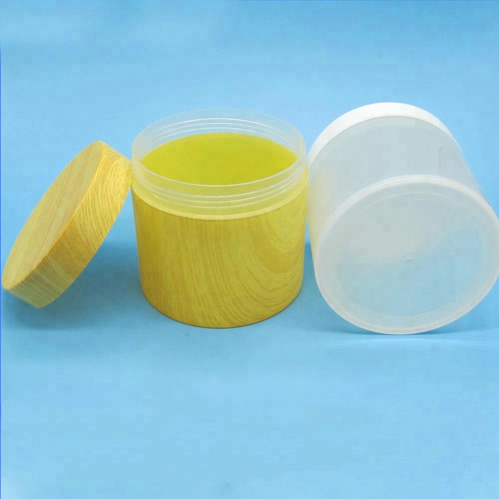 10ml 50ml 80ml 120ml 200ml 300ml 500ml Plastic Round Empty Cosmetic Bamboo Jar Container for Skin Care