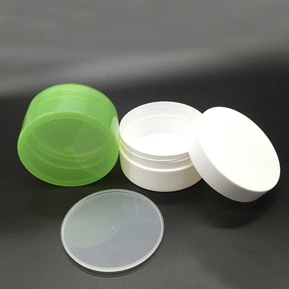 10ml 50ml 80ml 120ml 200ml 300ml 500ml Plastic Round Empty Cosmetic Bamboo Jar Container for Skin Care