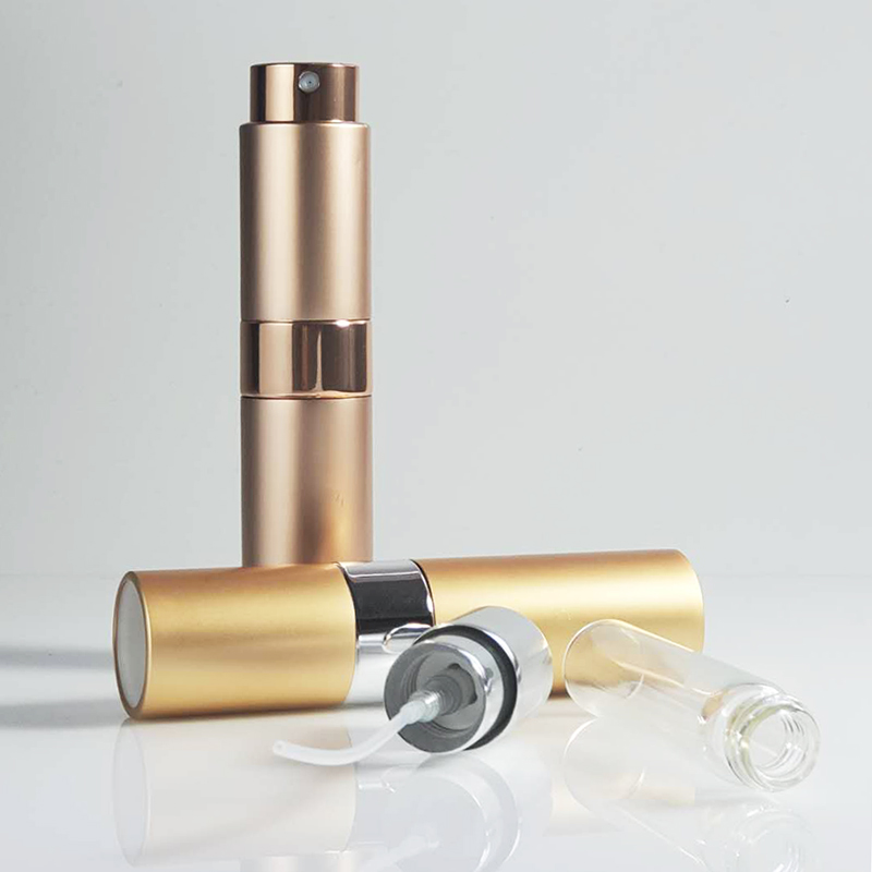 10ml 5ml 8ml Empty Refillable Mini Glass Aluminum Spray Atomizer Perfume Bottle For Travel Bag