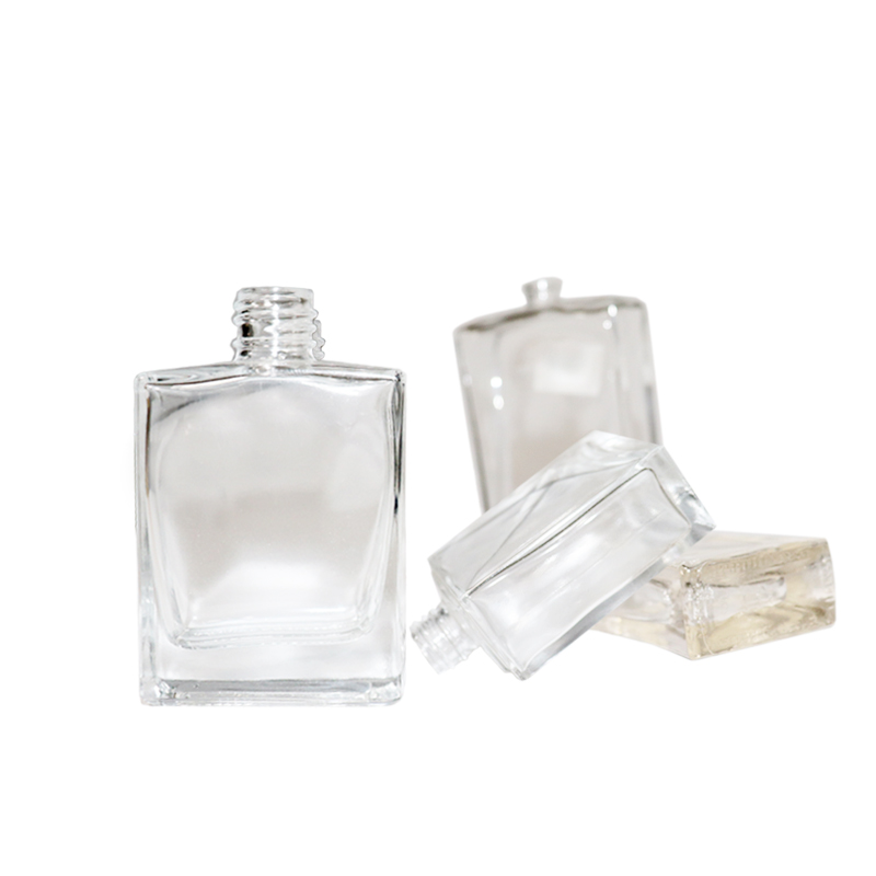 10ml 8ml empty clear pink red yellow black matt glass uv gel nail oil polish bottle with brush lids