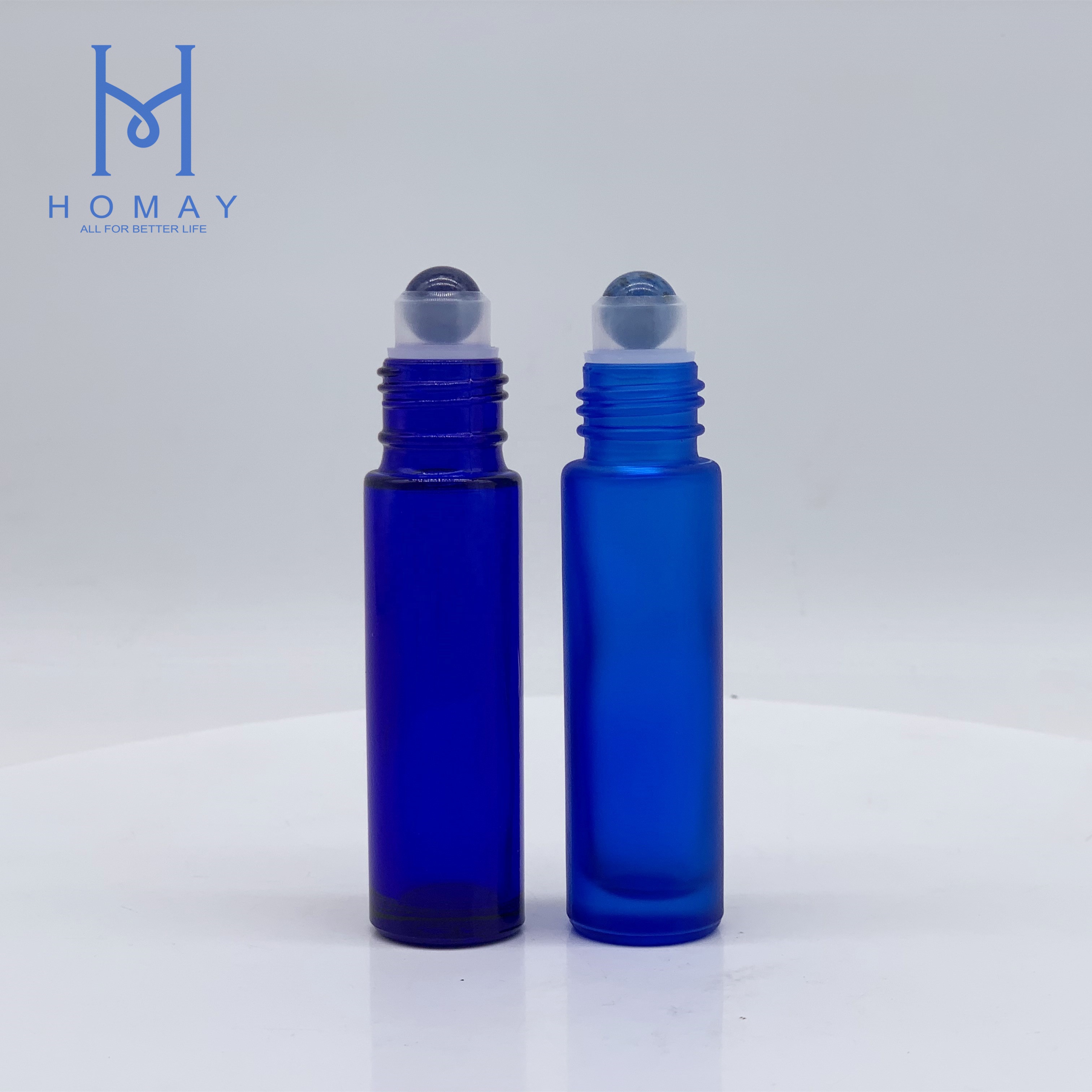 10ml Accepted customization essential oil roll on glass bottle with caps and rollers