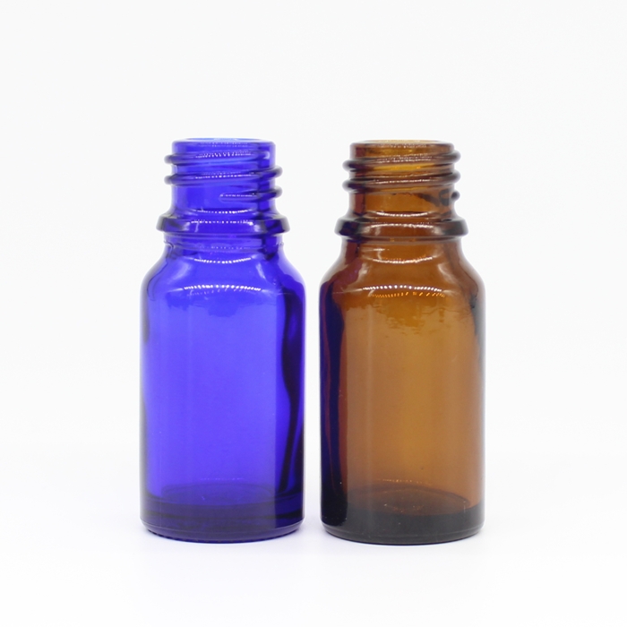 10ml Amber Blue Screw Glass Vials Glass Bottle With Dropper