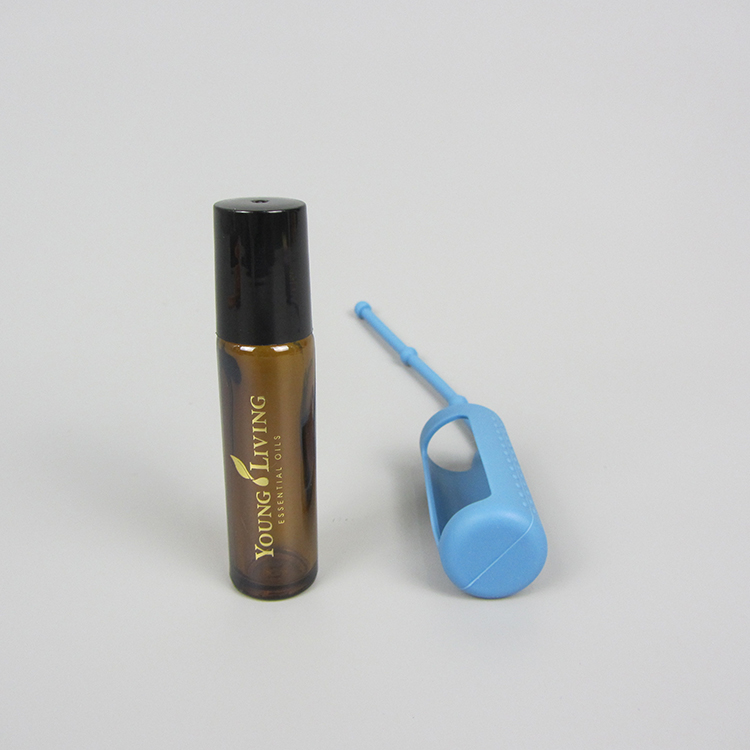10ml Amber Brown Roll On Bottle Glass With Metal Ball