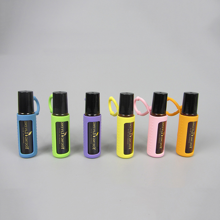 10ml Amber Brown Roll On Bottle Glass With Metal Ball