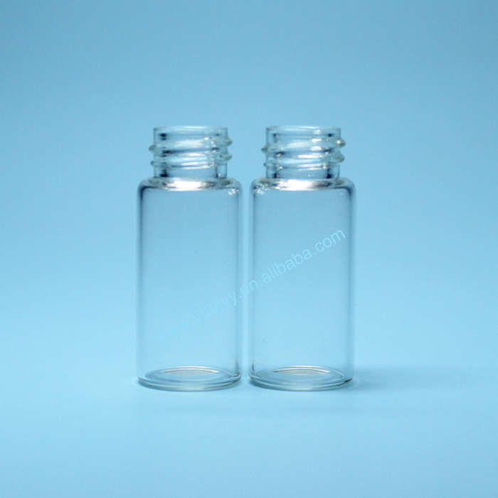 10ml Amber Clear Transparent Screw Glass Vials Glass Bottle With Cap