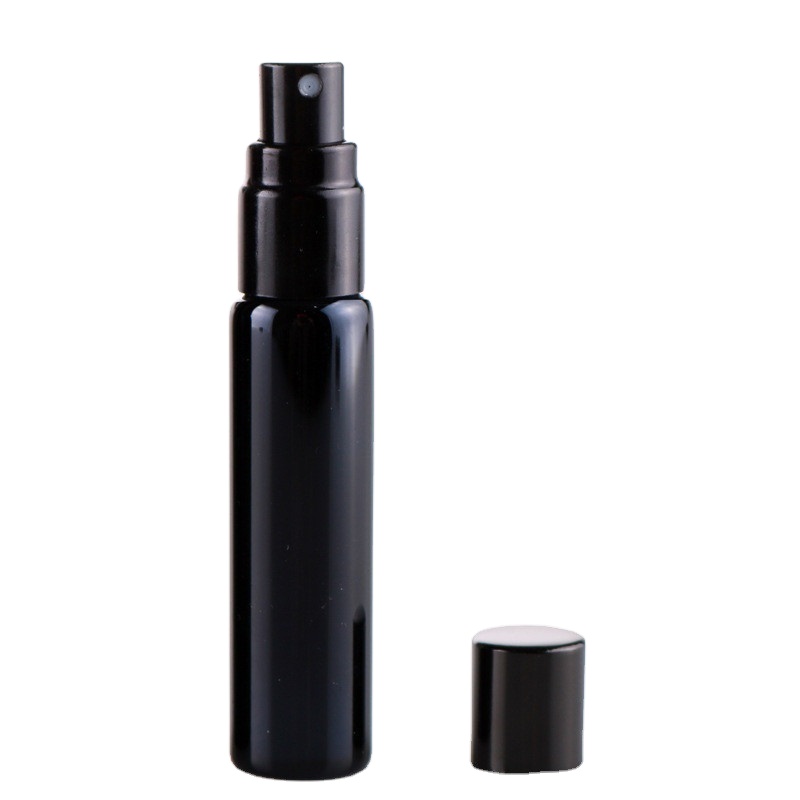 10ml Anodized Aluminum Black UV 17mm Perfume Bottle Spray Glass Perfume Empty Bottle