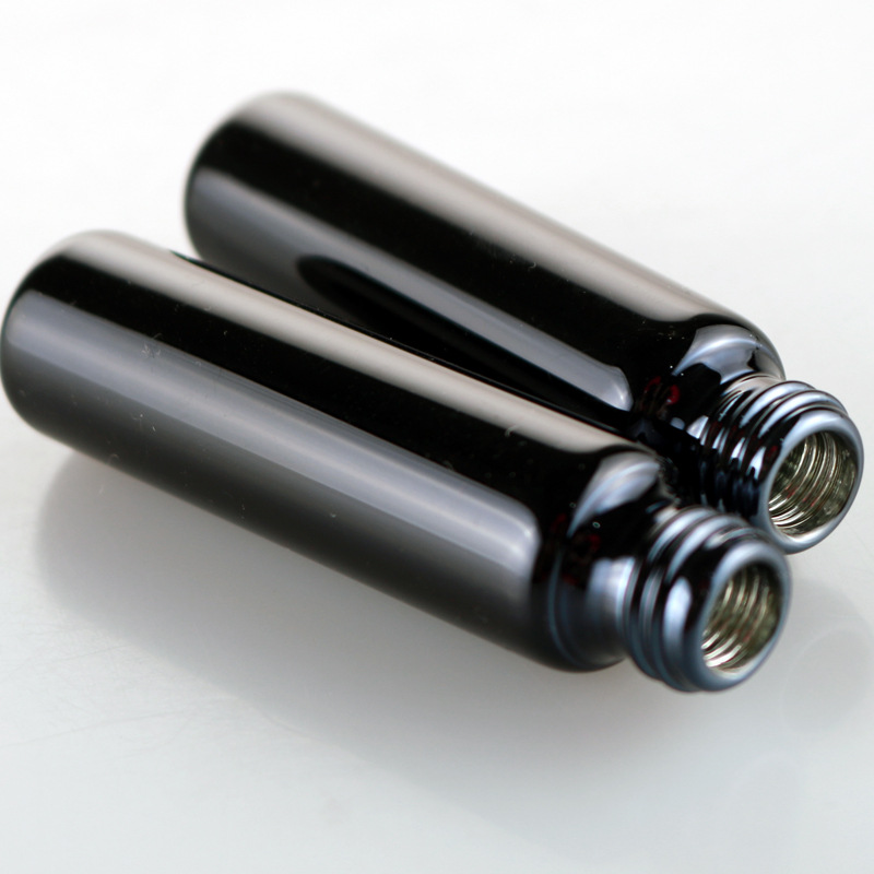 10ml Anodized Aluminum Black UV 17mm Perfume Bottle Spray Glass Perfume Empty Bottle