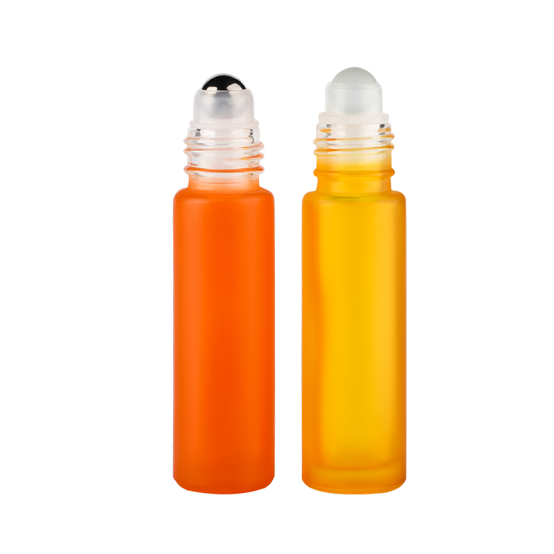 10ml Bamboo Roll On Bottle For Essential Oils Perfume Sample Bottles With Stainless Steel Roller Ball &Bamboo Cap