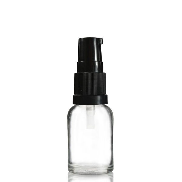10ml Clear Glass Dropper Bottle & 18mm Aluminium Cap