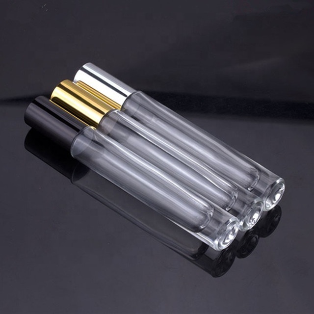 10ml Clear Glass Essential Oil Roller ball Bottle 10ml Perfume Roll on Bottles