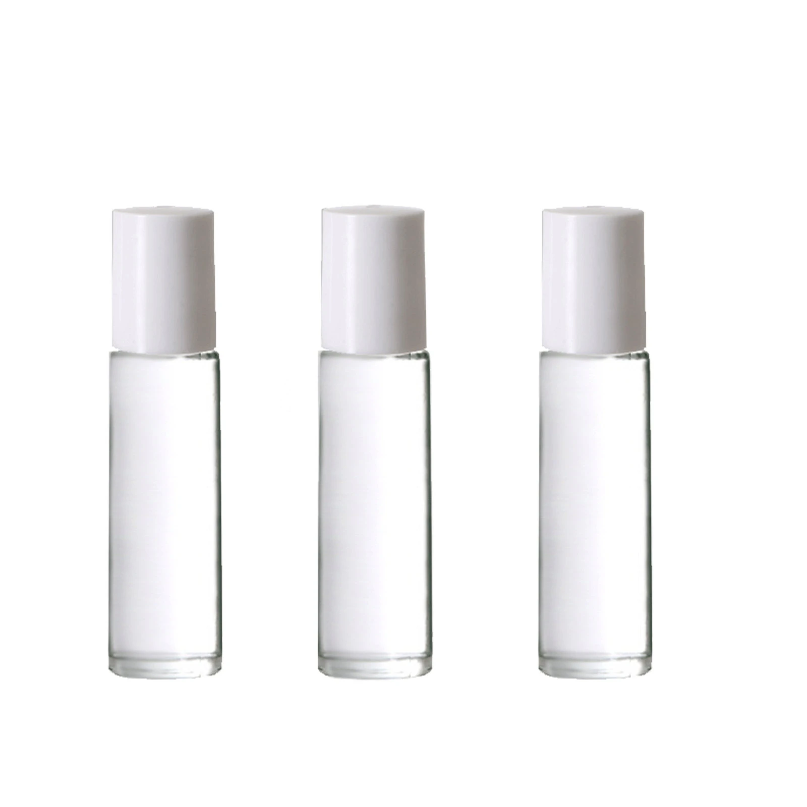 10ml Clear Lip Tint Roller Bottle Perfume Container Lip Gloss Glass Bottle with Roller ball
