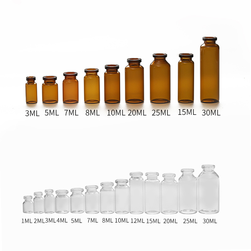 10ml Clear Moulded Injection vials Sterile empty tubular glass vials for Antibiotics