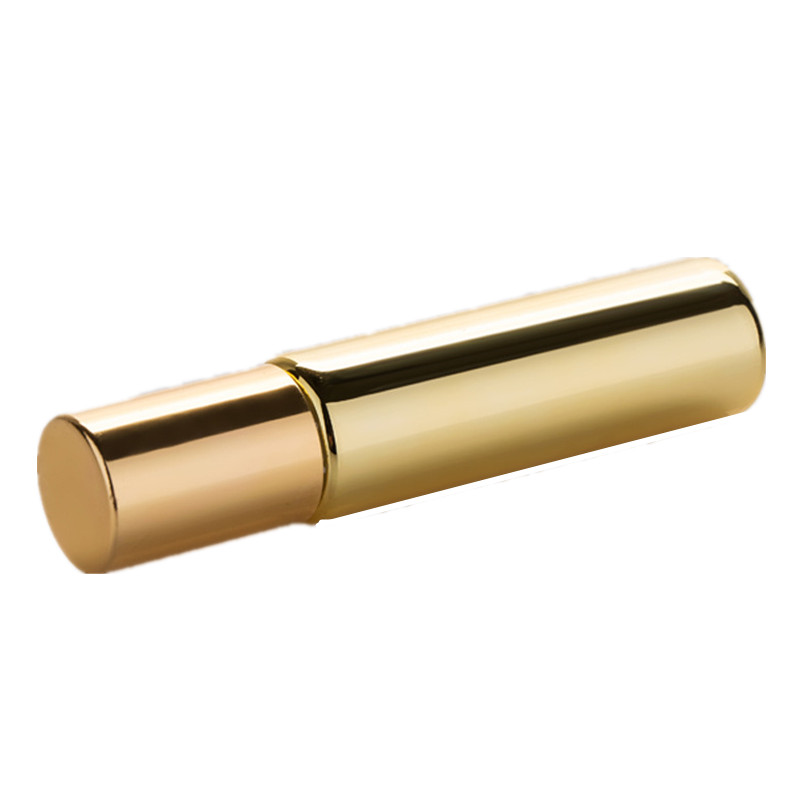 10ml Electroplate UV Glass Roll On Bottle Essential Oil Perfume Glass Bottle Silver Gold Black Color