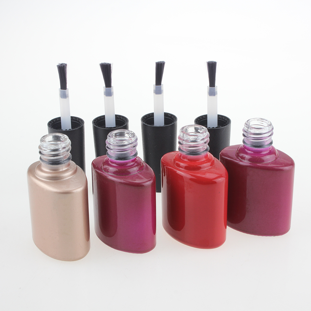 10ml Empty Bottle Nail Gel Polish With Plastic Cap,bamboo nail polish bottle