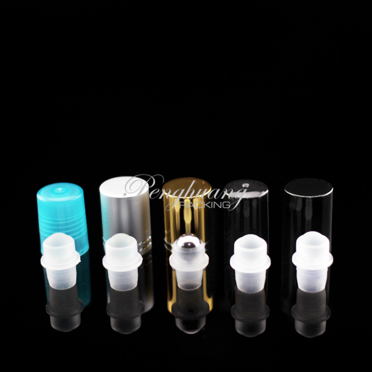10ml Empty Clear Roll On Glass Perfume Bottle With Plastic Roller Ball