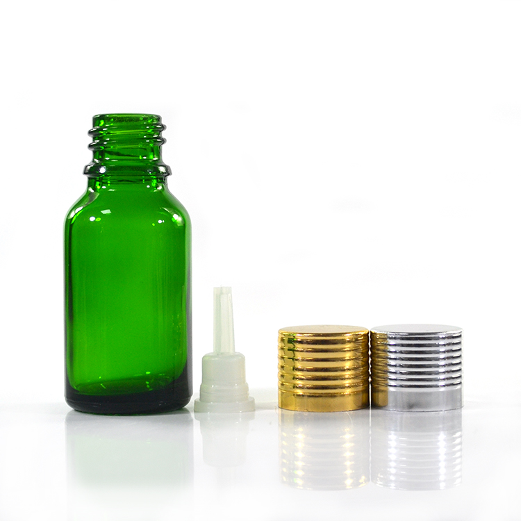 10ml Empty Cosmetic Amber Bottle with Orifice Reducer Dropper