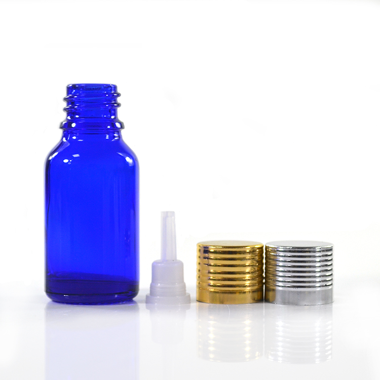 10ml Empty Cosmetic Amber Bottle with Orifice Reducer Dropper