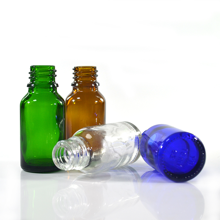 10ml Empty Cosmetic Amber Bottle with Orifice Reducer Dropper