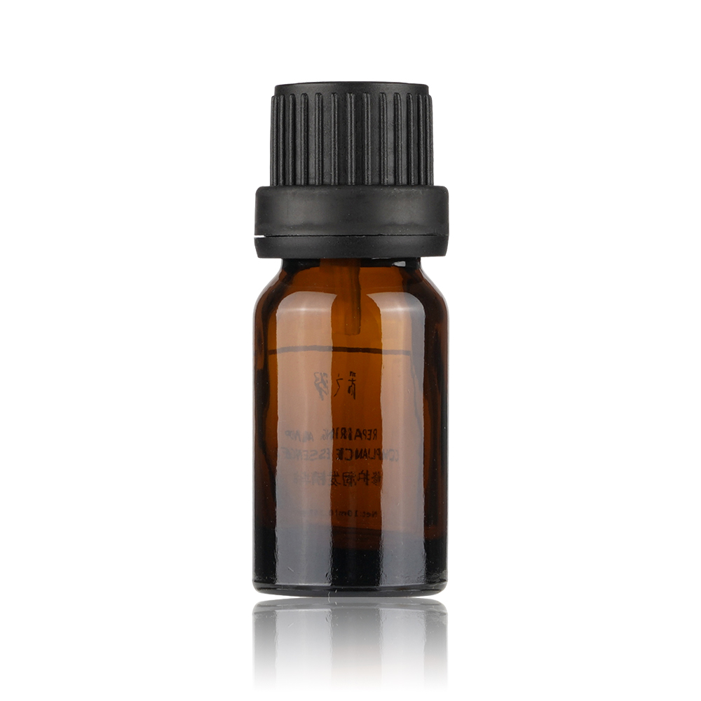 10ml Glass Boston Brown Essential Oil Dropper Bottle Amber Dropper Bottle For Skin Care Packaging
