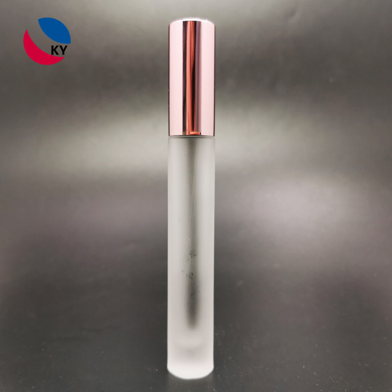 10ml Glass Mascara with aluminum Lid Custom Mascara Brush for Makeup Cosmetic Packaging
