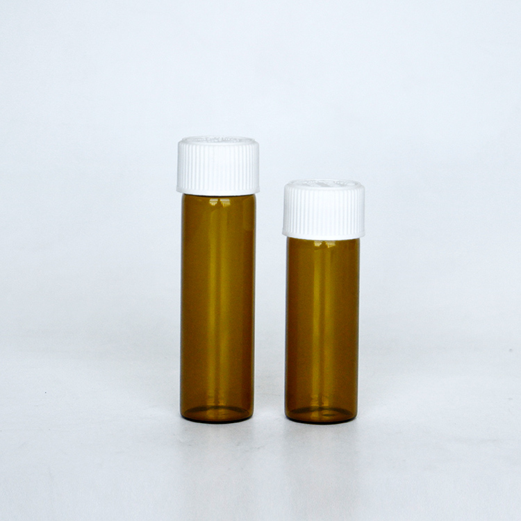 10ml Health And Fragrances Liquid Oil Bottles Empty 5ml 1/2 Dram Amber Glass Vials With Child Proof Cap