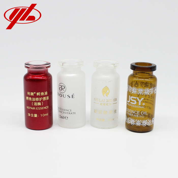 10ml Medical or Cosmetic Clear and Amber Glass Bottle Vial