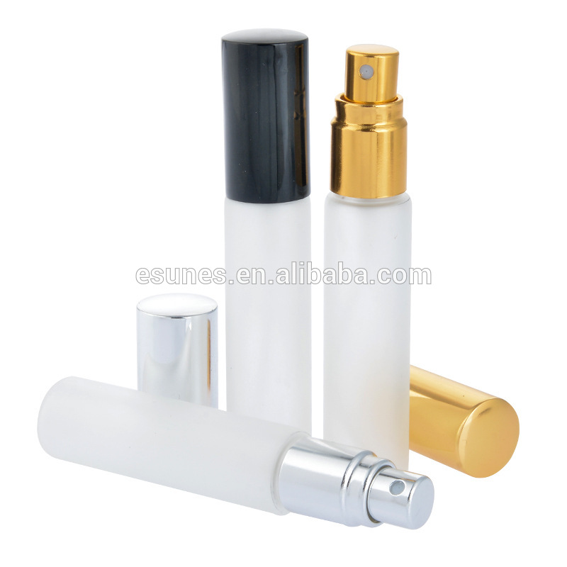 10ml Mini Portable Travel Frosted Glass Perfume Spray Bottle
