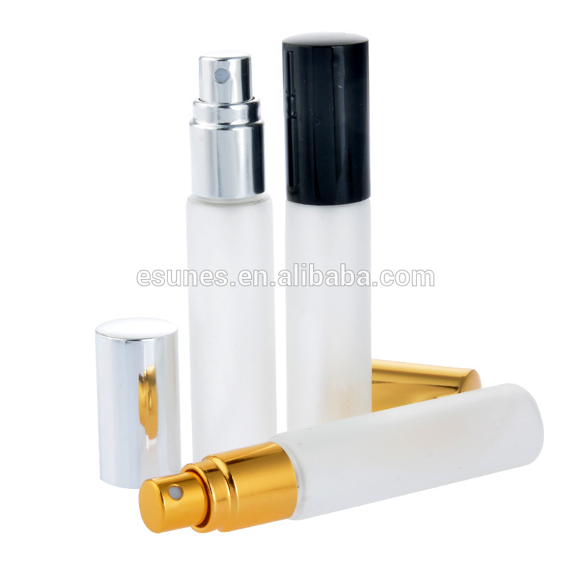 10ml Mini Portable Travel Frosted Glass Perfume Spray Bottle
