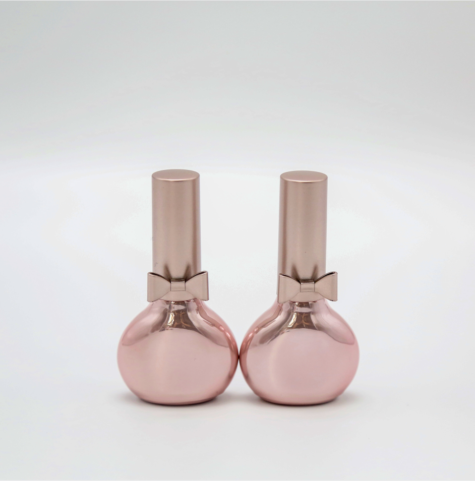 10ml Nail Polish Oil round shape Nail Glass Bottle With Brush and Cap