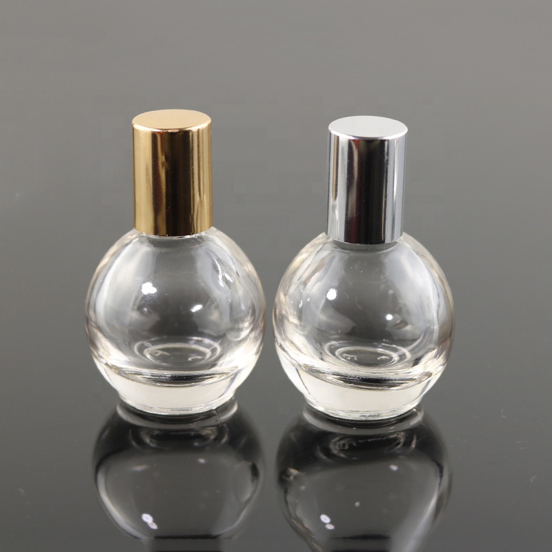 10ml New fashion clear ball shape per fume roll on bottle glass (NRB04A)