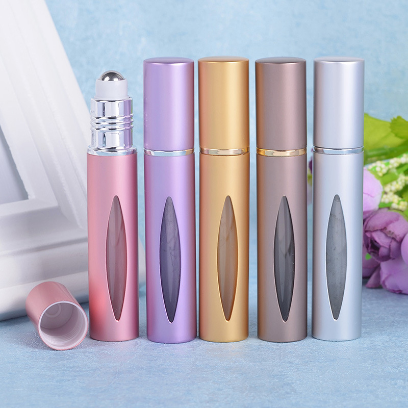 10ml Pink Glass Sample Perfume Bottles, Perfume Roll On Bottle