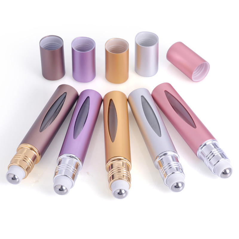 10ml Pink Glass Sample Perfume Bottles, Perfume Roll On Bottle