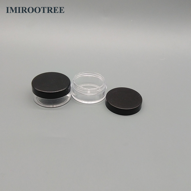 10ml Plastic Wax Container Box Cosmetic Sample Jars Case 10g Clear Container For Dry Wax Thick Oil Grease