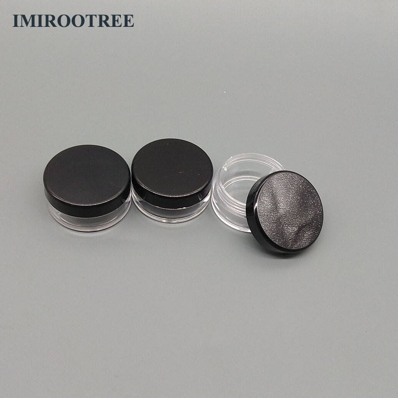 10ml Plastic Wax Container Box Cosmetic Sample Jars Case 10g Clear Container For Dry Wax Thick Oil Grease