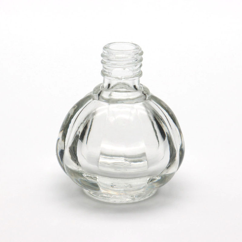 10ml Pumpkin Empty Nail Polish Clear Bottles with Brush Cap