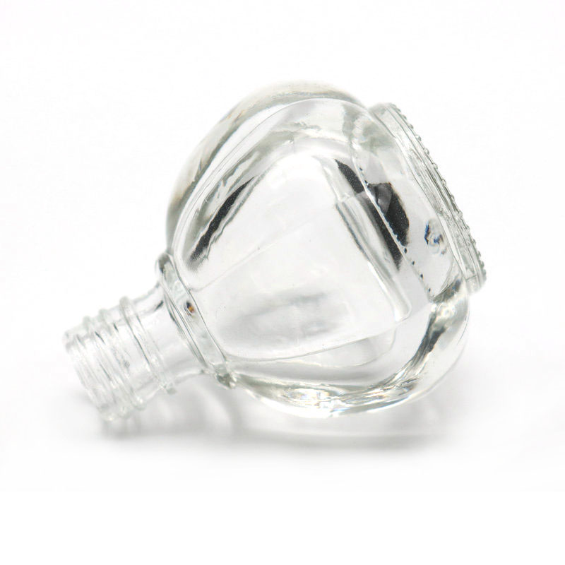 10ml Pumpkin Empty Nail Polish Clear Bottles with Brush Cap