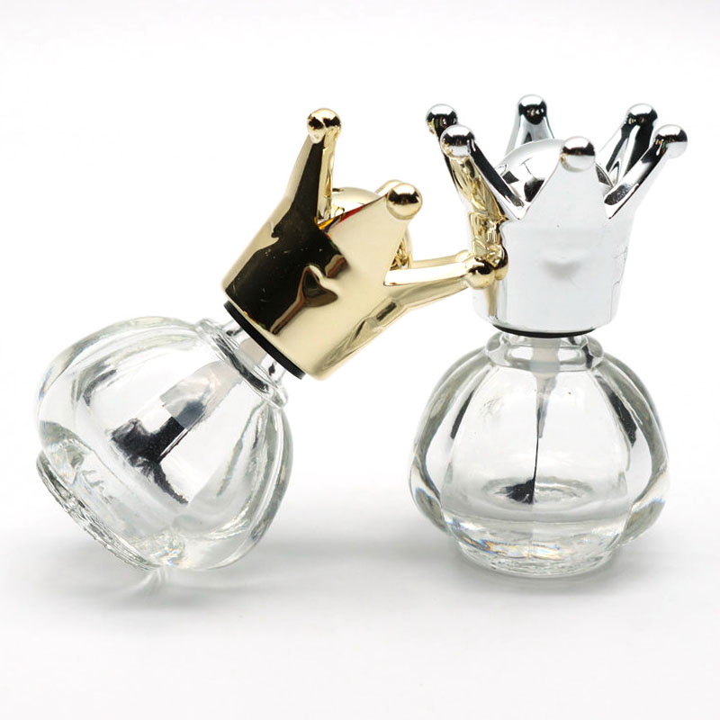 10ml Pumpkin Empty Nail Polish Clear Bottles with Brush Cap