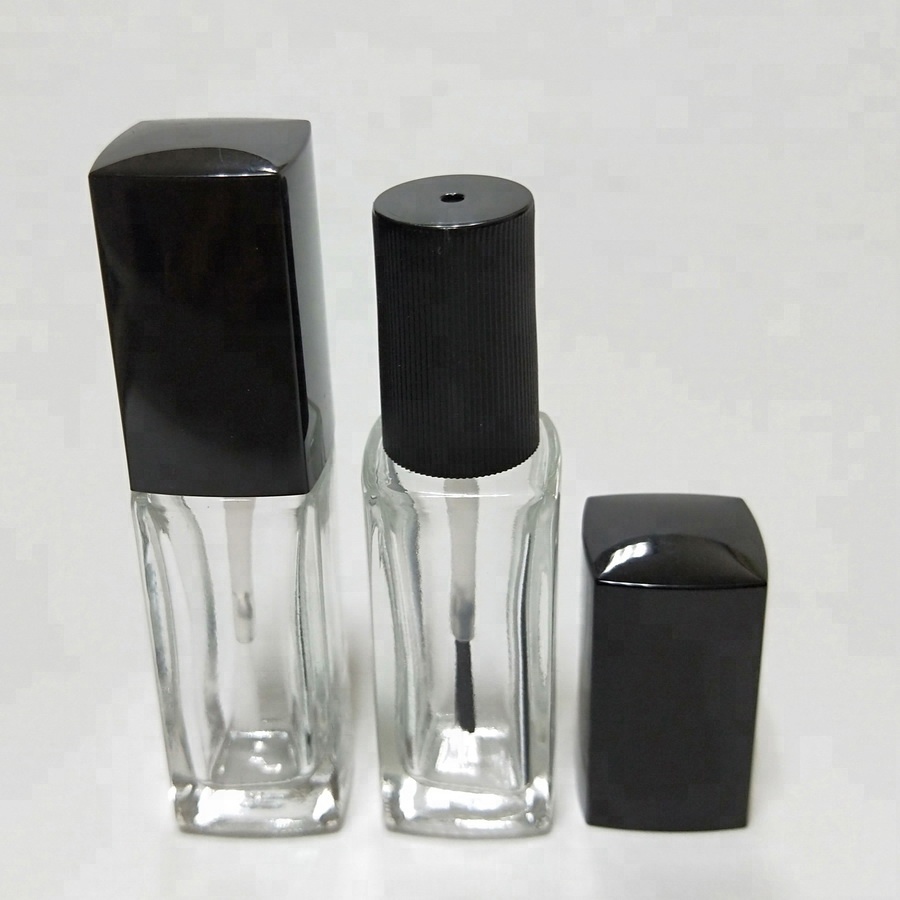 10ml Rectangular Shaped Lipstick Glass Nail Polish Bottle