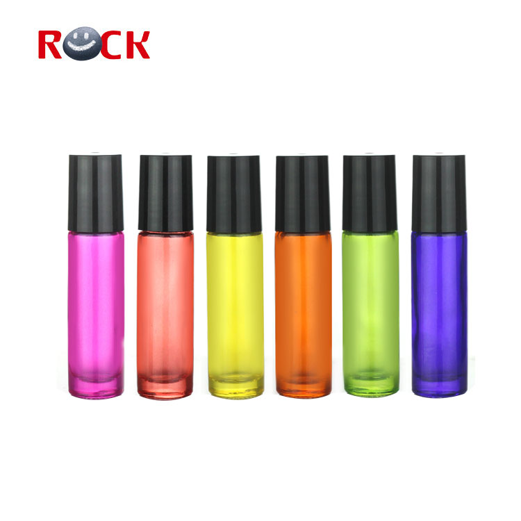 10ml Roll On Glass Bottle With metal Roller Ball And Metal Cap