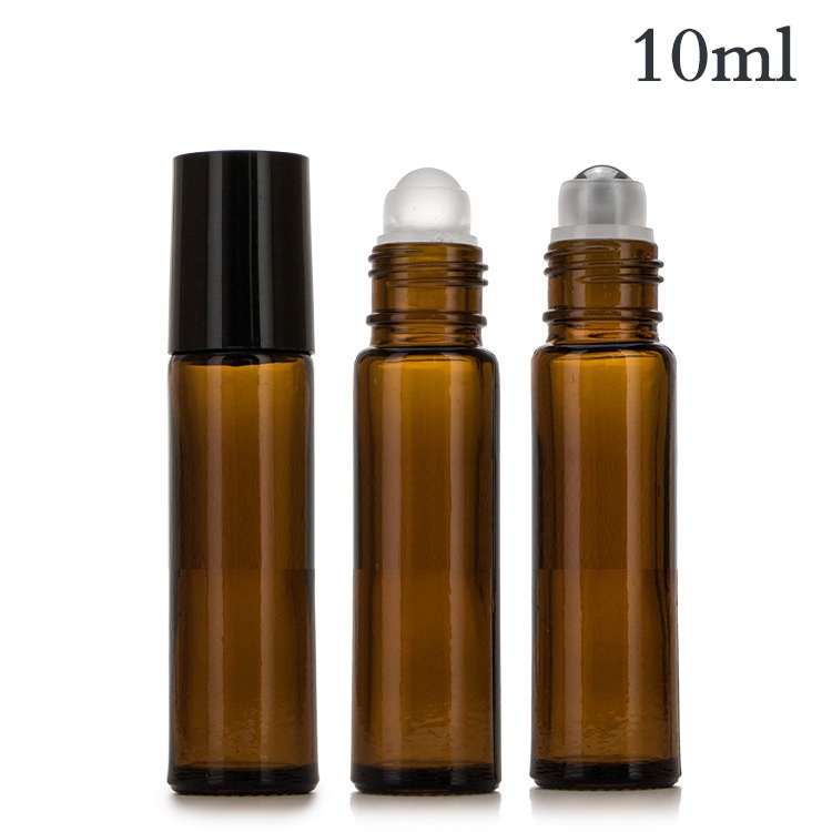 10ml Roll-on amber perfume empty bottles