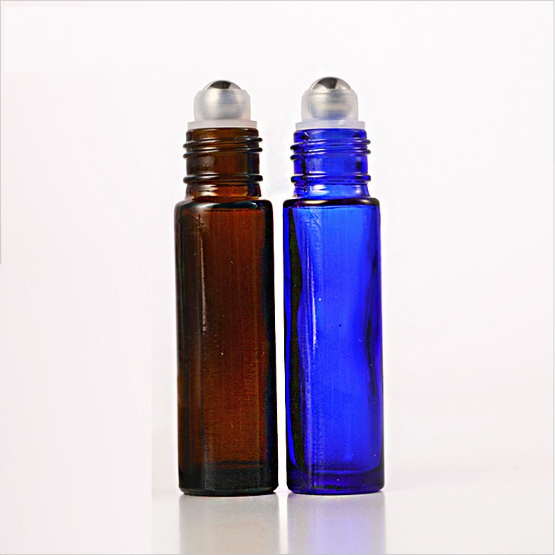 10ml Roll-on amber perfume empty bottles