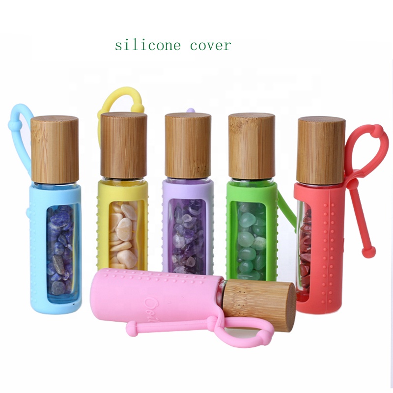 10ml Silicone Roller Bottle Holder Sleeve Essential Oil Bottle Protective Cover For Travel