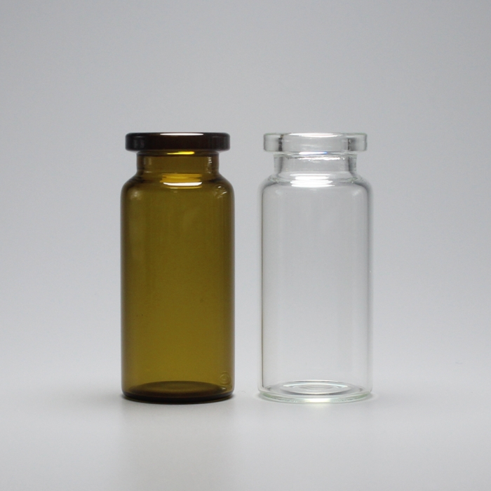 10ml Transparent or Amber Medical Injection Borosilicate Tubular Glass Bottle Vial