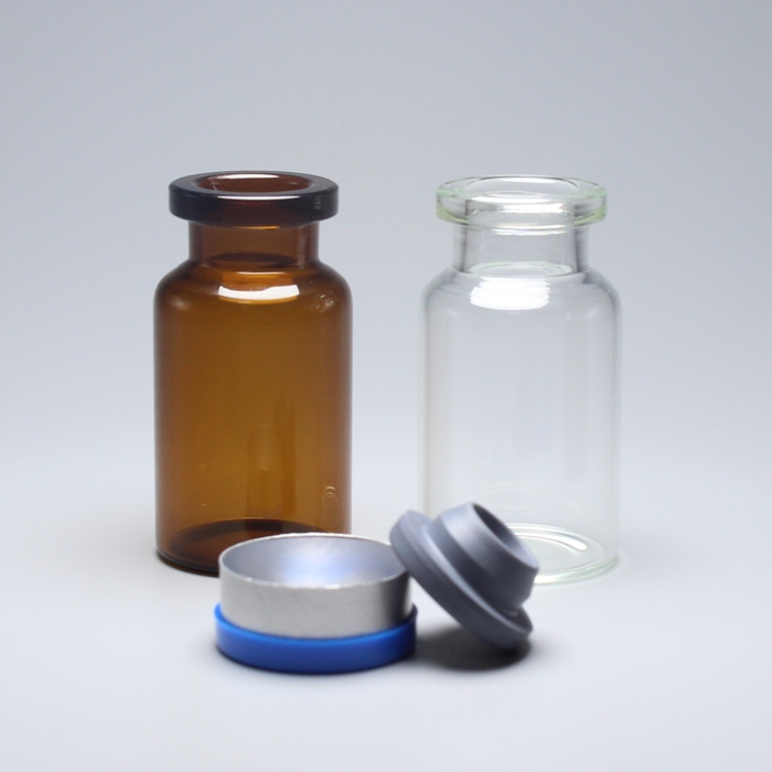 10ml Transparent or Amber Medical Injection Borosilicate Tubular Glass Bottle Vial