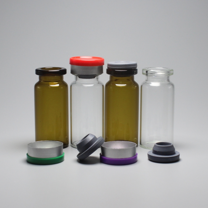 10ml Transparent or Amber Medical Injection Borosilicate Tubular Glass Bottle Vial