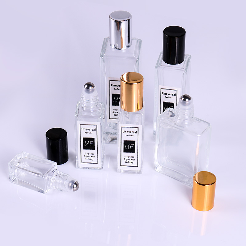 10ml Traveling Mini Portable Clear Thin Perfume Bottle Refillable Empty Roller Ball Glass Bottle Atomizer