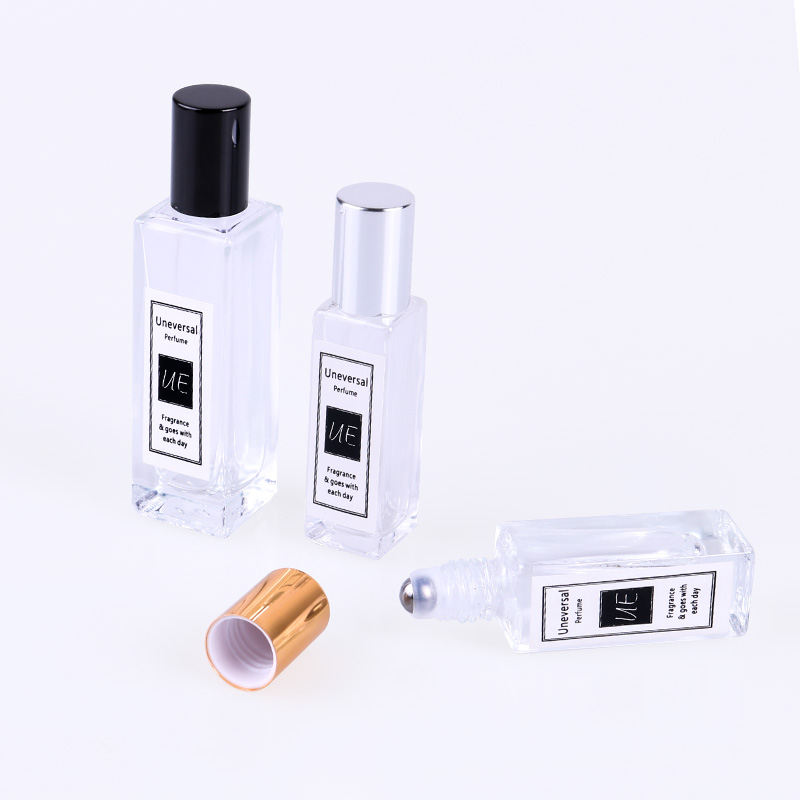 10ml Traveling Mini Portable Clear Thin Perfume Bottle Refillable Empty Roller Ball Glass Bottle Atomizer