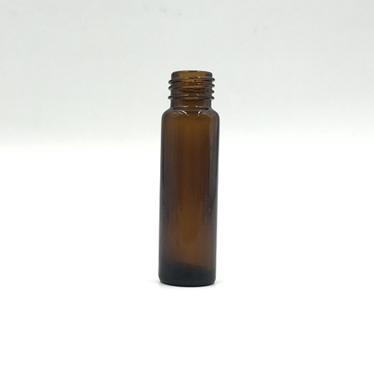 10ml amber/brown glass roll on bottle glass with cap